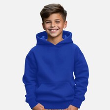 Kids Plain Hoodie Jumper