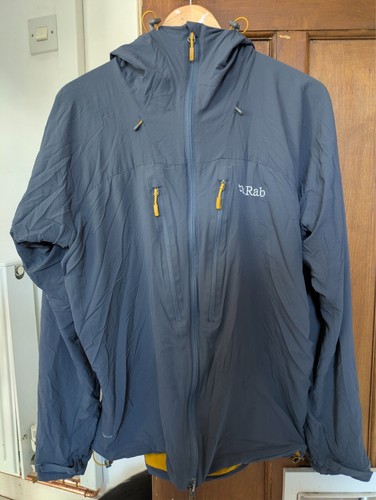 Rab jacket mens grey vapour - xl,