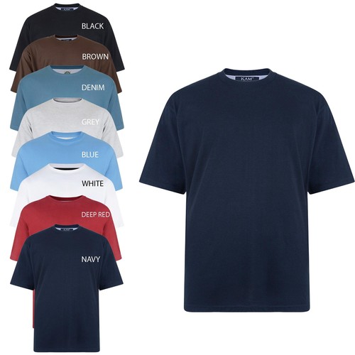 Mens casual plain tops crew - casual,