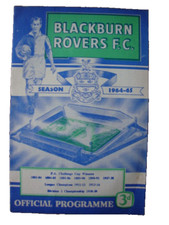 1964/5 Blackburn Rovers v