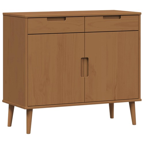 Solid wood pine sideboard - pine,