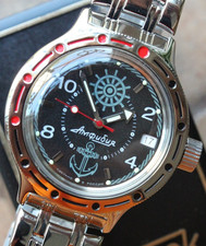 Vostok Amphibian Automatic Winding Wrist Watch Steve Zissou 420526