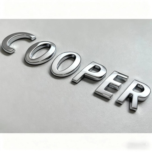 New mini silver cooper rear - new,
