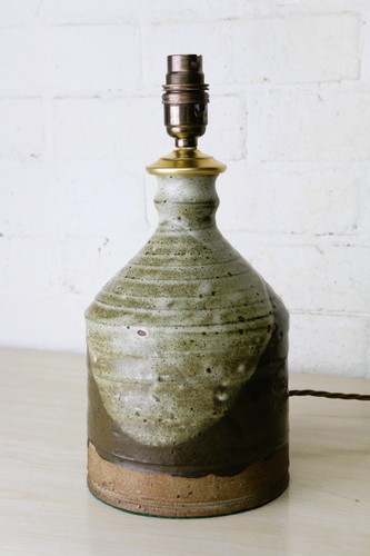 Vintage table lamp drip - lamp, glaze