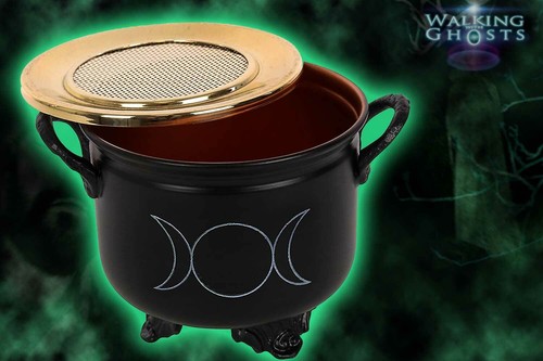 Triple moon witches cauldron - cauldron, /