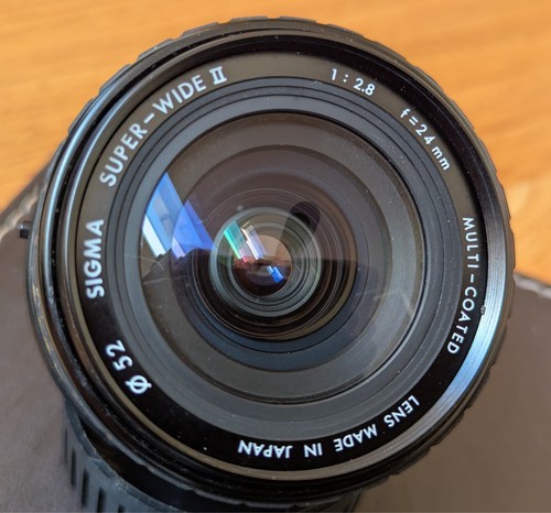 Sigma super wide - super-wide, 24mm