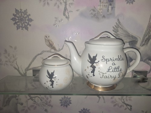 Disney tinkerbell teapot and - disney,