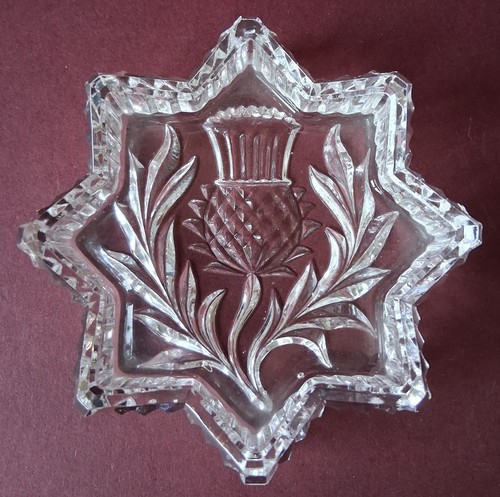 Cut glass pointed - cut, 8
