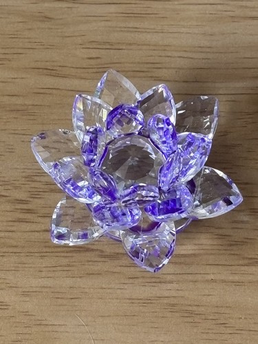 Sparkle crystal lotus flower - sparkle,