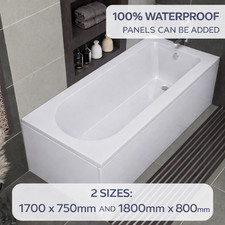 Round acrylic bath - round,