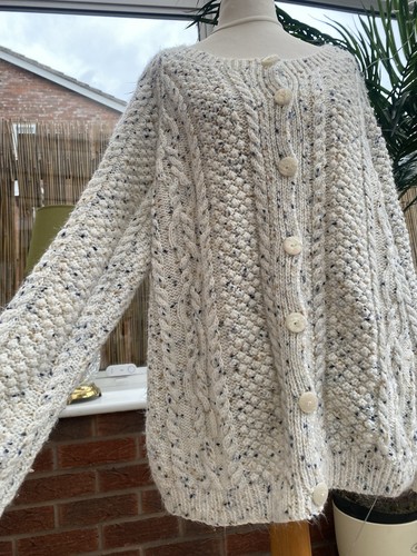 Hand knitted cream - hand,