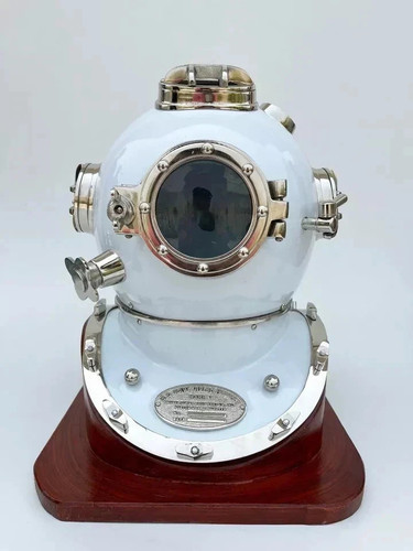 Diving helmet white - diving,