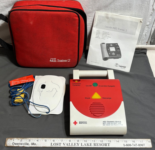 American red cross - cross, aed