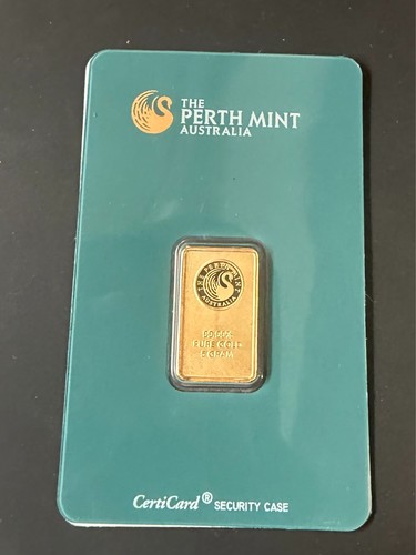 Perth mint gold bar - perth, 5g