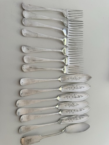 14pc vintage epns silver - epns, a1