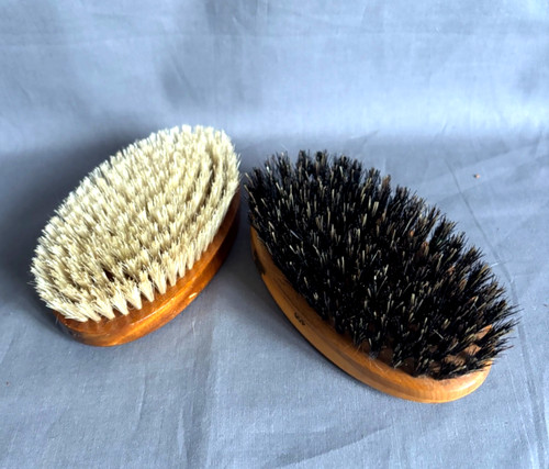 Vintage wooden clothes brushes - wooden,