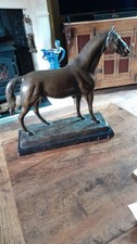 Large bronze study horse - study,