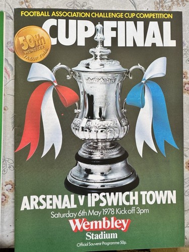 1978 cup final - final, programme