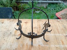 Wrought Iron Planter. Screws into brick or wood work