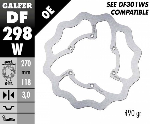 Front brake disc - wave, yamaha