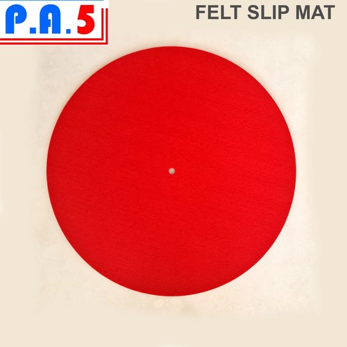 Red turntable slip - 12",
