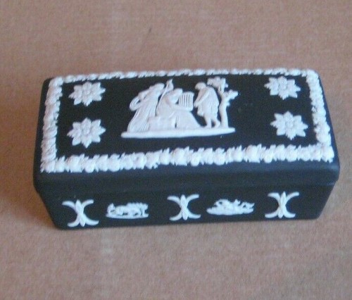 Wedgwood black jasper oblong - black,