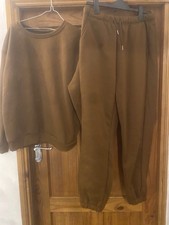 New Brown Tracksuit. Size Large 14. Brand New