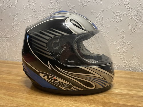 Helmet and motorbike bike gear - and,