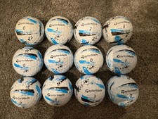 12 TAYLORMADE SPEEDSOFT INK BLUE GOLF BALLS GRADE A/B CONDITION
