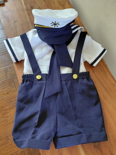 Sailor short set boys - sailor, navy