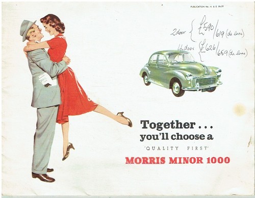 Morris minor 1000 saloon - 1000,