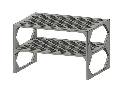 Stacking desk shelf for mini - desk,