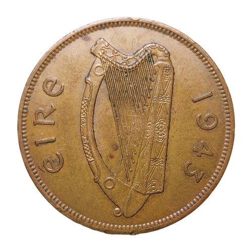 1943 ireland penny coin - 1943,