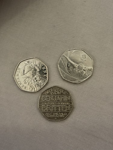 Rare 50p coins bundle - rare,