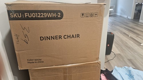 Brand new white upholstered - “brand,