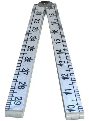 Folding metric imperial ruler - folding,