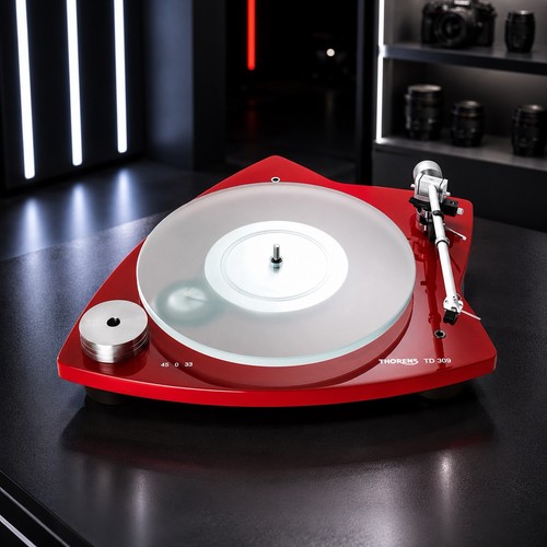 Thorens 309 high gloss red - td,