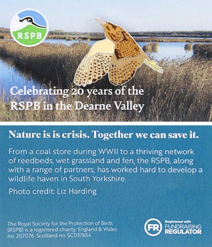 Rspb pin badge - rspb, niic