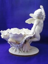 Rare Antique Moore Brothers  /  Bros  Centrepiece  Cactus Cherub  444