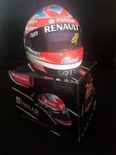 Romain grosjean 1:2 Mini Hand Signed Lotus F1 Helmet