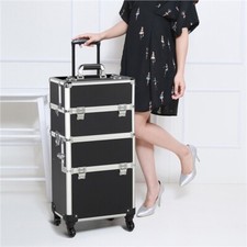 Aluminum 3 in 1 Cosmetic Case