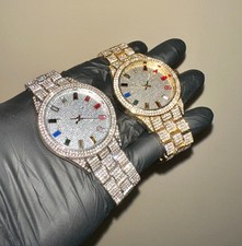 18k Gold/White Gold Rainbow