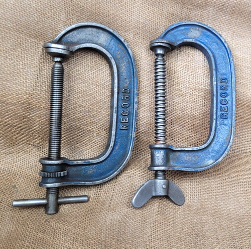 Record clamps x2 - record,