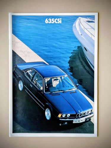 Bmw 635 csi brochure - 635,