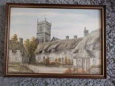 Vintage. 1987 Oil painting