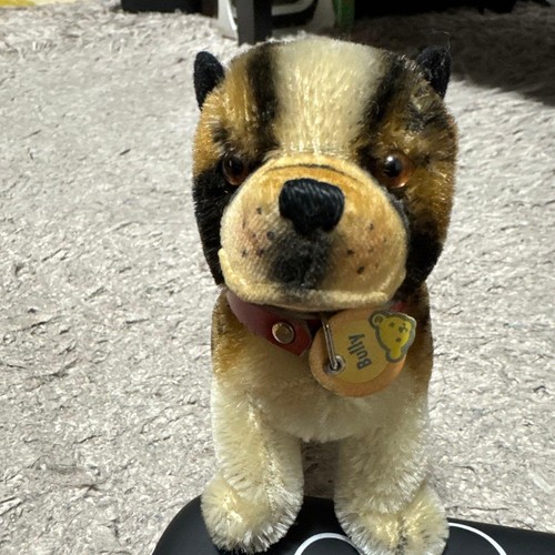 Steiff antique bulldog plush - antique,