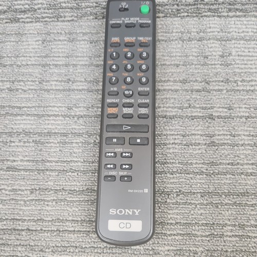 Sony dx220 remote - rm-dx220,