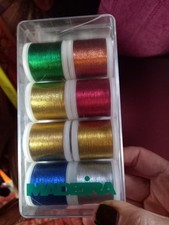 Madeira 8 x 200m Metallic Embroidery Thread Assorted Box Set Packs Gift