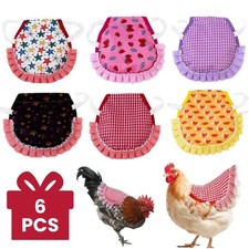 6Pcs Hen Saddle Chicken Apron