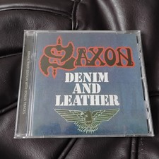 Saxon Denim And Leather CD Remastered with bonus tracks Biff Byford